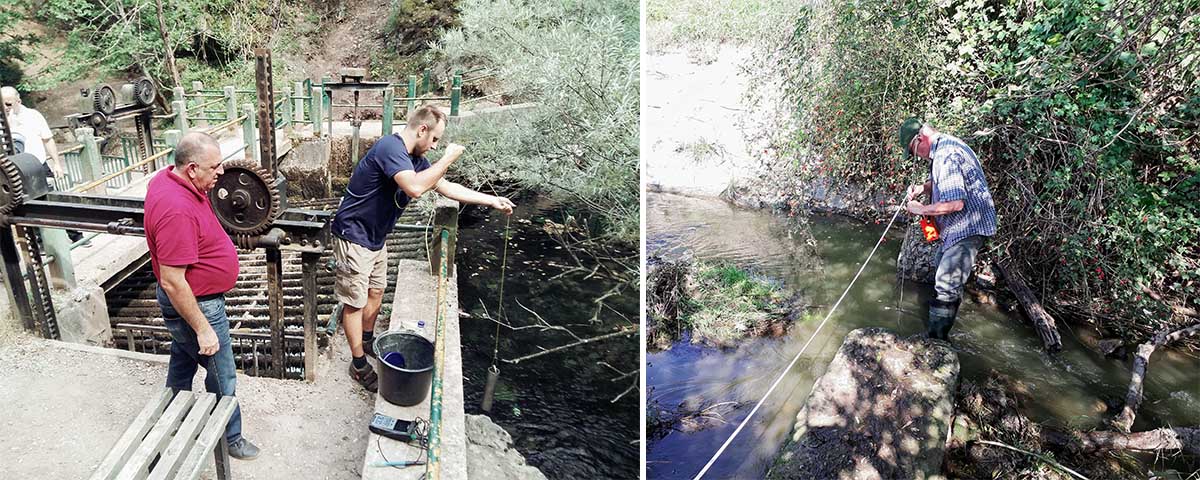 Kosovo – water monitoring | Water measurement on water streams in the vicinity of the town of Mikulov