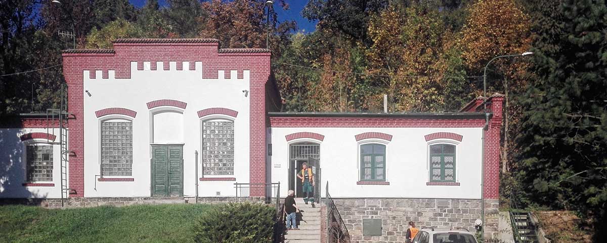 Pumping station of the Roudná water source
